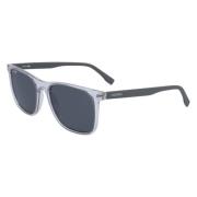 Lacoste Solglasögon Grå Transparent Matt L882S-057 Gray, Herr