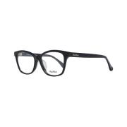 Max Mara Stiliga Plastiska Optiska Ramar Black, Dam