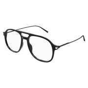 Saint Laurent Snygg Pilot Optiska Solglasögon Black, Unisex