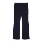 Elena Mirò Flare-Hose i stretchtyg Blue, Dam