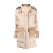 Lorena Antoniazzi Beige Dunjacka Casual Stil Beige, Dam