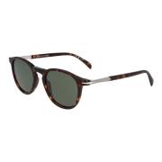 Eyewear by David Beckham Retro Oval Solglasögonssamling Brown, Unisex