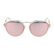 Dior Runda acetat solglasögon trendig elegans Yellow, Unisex