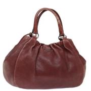 Prada Vintage Pre-owned Laeder totevskor Red, Dam