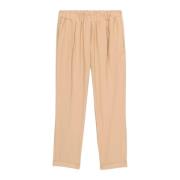 Oltre Viskos Twill Joggers Beige, Dam