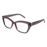 Saint Laurent Ljusbruna Glasögonbågar SL M117 Brown, Unisex