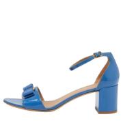 Salvatore Ferragamo Pre-owned Pre-owned Laeder sandaler Blue, Dam