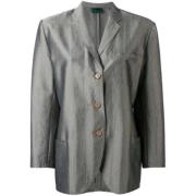 Jean Paul Gaultier Pre-owned Pre-owned Polyester ytterklder Gray, Dam