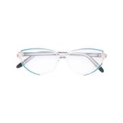 Givenchy Pre-owned Pre-owned Acetat solglasgon Blue, Dam