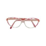 Yves Saint Laurent Vintage Pre-owned Acetat solglasgon Red, Dam