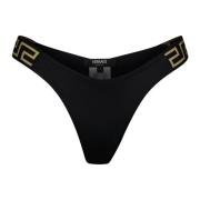 Versace Greca Bikini Underdel Black, Dam