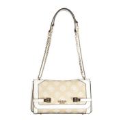 Guess Stilren Cotton Handbag White, Dam