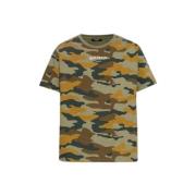 Balmain Camouflage Skjorta Multicolor, Herr