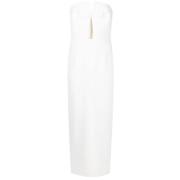 The New Arrivals Ilkyaz Ozel Elegant Aftonklänning Långärmad White, Da...