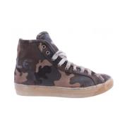 Cycle Militär Camouflage Hög Sneakers Multicolor, Herr