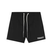 Dsquared2 Logo Print Badshorts Black, Herr