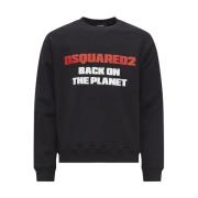 Dsquared2 Sweatshirts Black, Herr