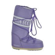 Moon Boot Nylon Vinterstövlar Purple, Dam