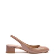 Stuart Weitzman Elegant Slingback Sko Beige, Dam