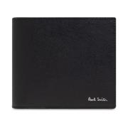 Paul Smith Läderplånbok med logotyp Black, Herr