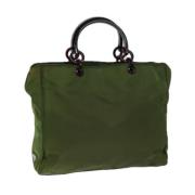 Prada Vintage Pre-owned Nylon prada-vskor Green, Dam