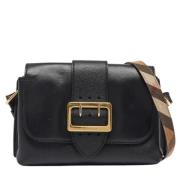 Burberry Vintage Pre-owned Laeder axelremsvskor Black, Dam