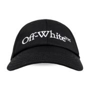 Off White Baseball Cap Black, Herr