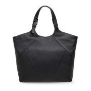 Furla XL shopper väska Black, Dam