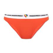 Dsquared2 Briefs med logotyp Red, Dam