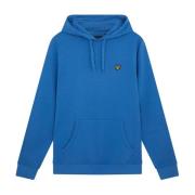 Lyle & Scott Vårblå Pullover Hoodie Blue, Herr