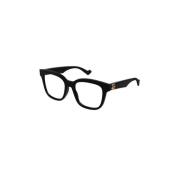 Gucci Svart Ram Glasögon Black, Unisex