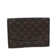 Louis Vuitton Vintage Pre-owned Canvas kuvertvskor Brown, Dam