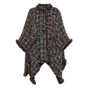 Etro Stilfull Poncho för Trendiga Looks Multicolor, Dam