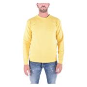 Dondup Logo Crewneck Sweatshirt Yellow, Herr