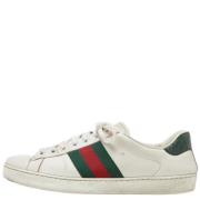 Gucci Vintage Pre-owned Laeder sneakers White, Herr