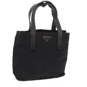 Prada Vintage Pre-owned Nylon prada-vskor Black, Dam