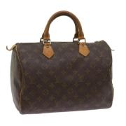 Louis Vuitton Vintage Pre-owned Canvas louis-vuitton-vskor Brown, Dam