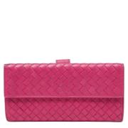 Bottega Veneta Vintage Pre-owned Laeder plnbcker Pink, Dam