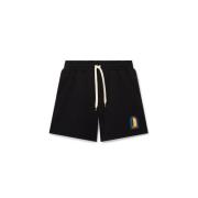 Casablanca Nattbåge Patch Sweatshorts Black, Herr