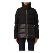 Woolrich Kort Luxe Puffy Dunjacka Black, Dam