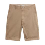 Woolrich Bomull Bermuda Shorts med Fickor Beige, Herr