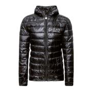 Emporio Armani EA7 Herr Dunjacka med Elastiska Manschetter Black, Herr