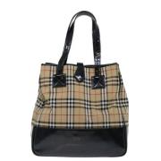 Burberry Vintage Pre-owned Canvas totevskor Multicolor, Dam