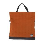 MCM Pre-owned Pre-owned Tyg handvskor Orange, Dam