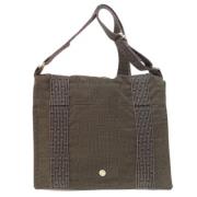 Hermès Vintage Pre-owned Canvas totevskor Gray, Dam