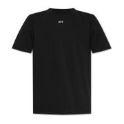 Off White T-shirt med logotyp Black, Herr