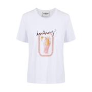 Iceberg T-shirt med Forbidden Fruit print White, Dam
