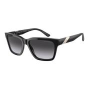 Emporio Armani Solglasögon Ea4177-50788G Svart/Grå Gradient Black, Her...