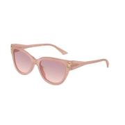 Jimmy Choo Rosa Brun Violet Gradient Solglasögon Pink, Dam