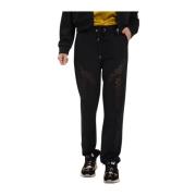 Pinko Interlock Joggingbyxor Black, Dam